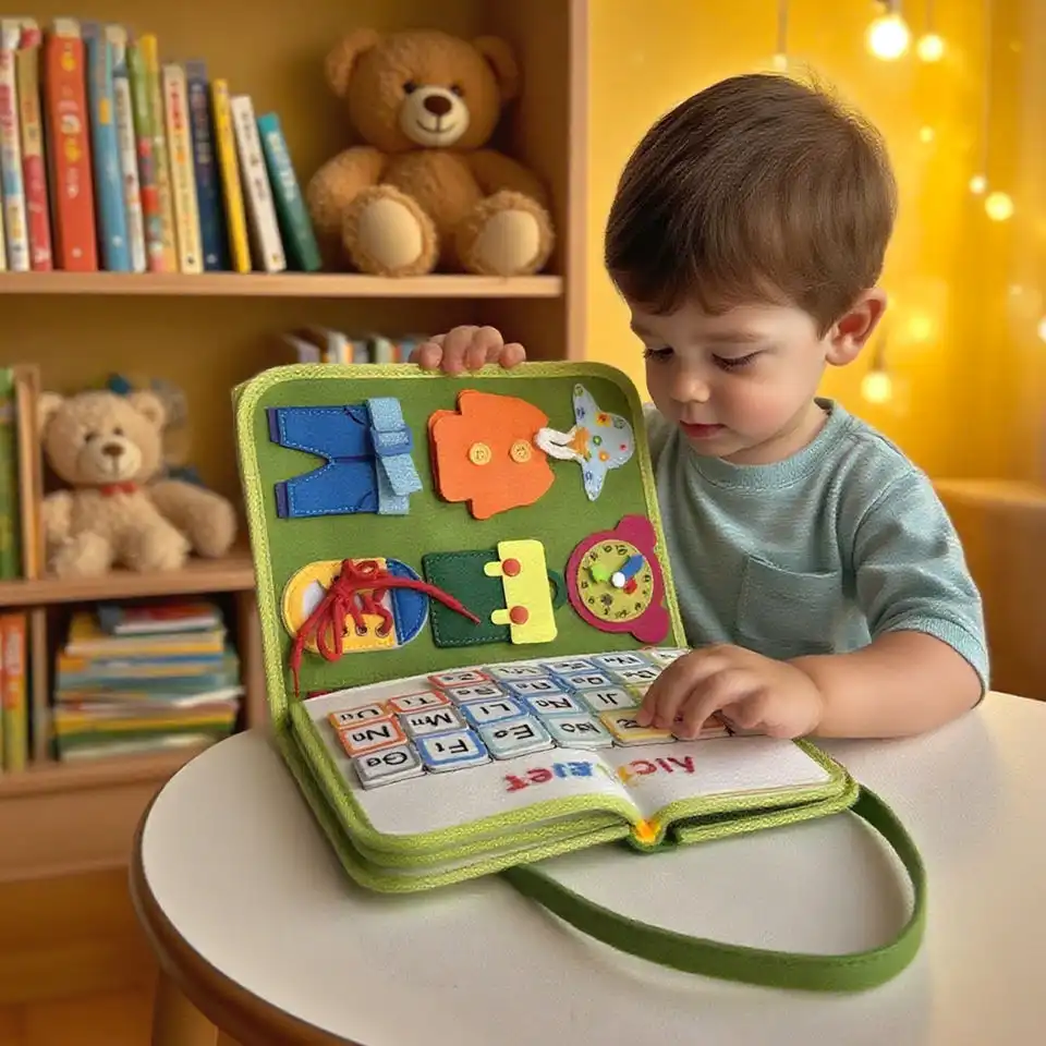 Preschool Learning Activity Busy Book